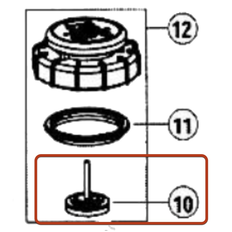 Irritrol Stem Assembly for 2713APR