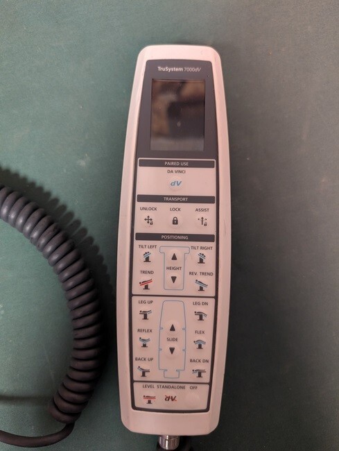 TruSystem 7000dV Hand Remote for Surgical Operating Table