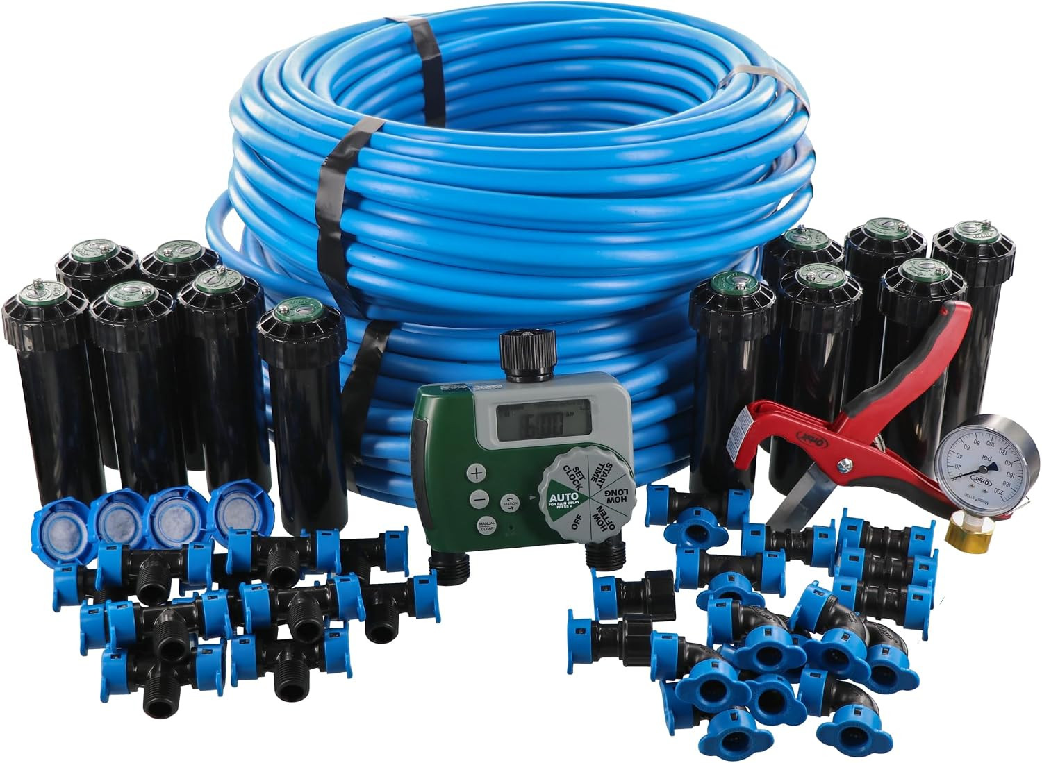 2-Zone All-In-One Automatic Watering System - Automatic Sprinkler System for Yar