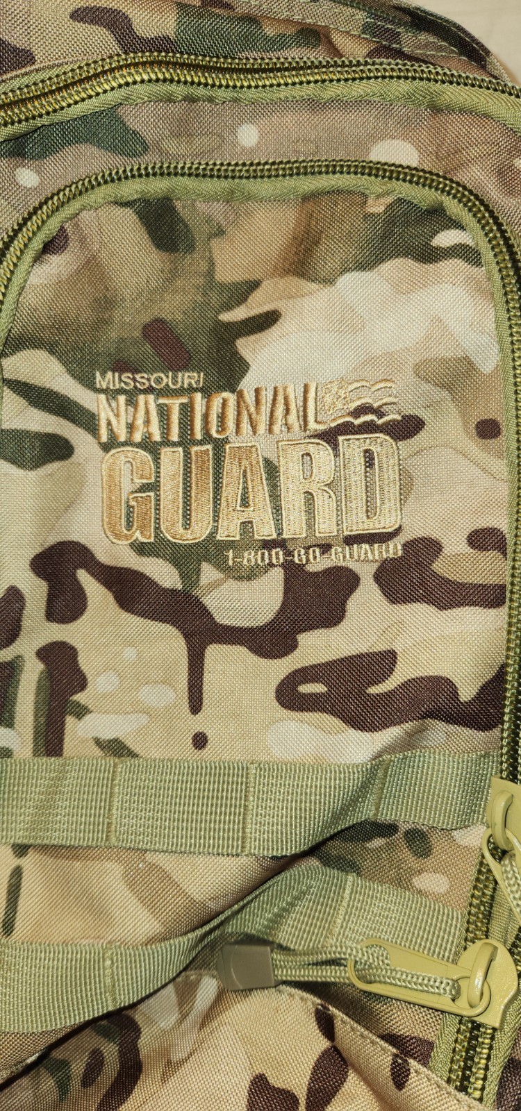 Missouri Army National Gaurd Backpack