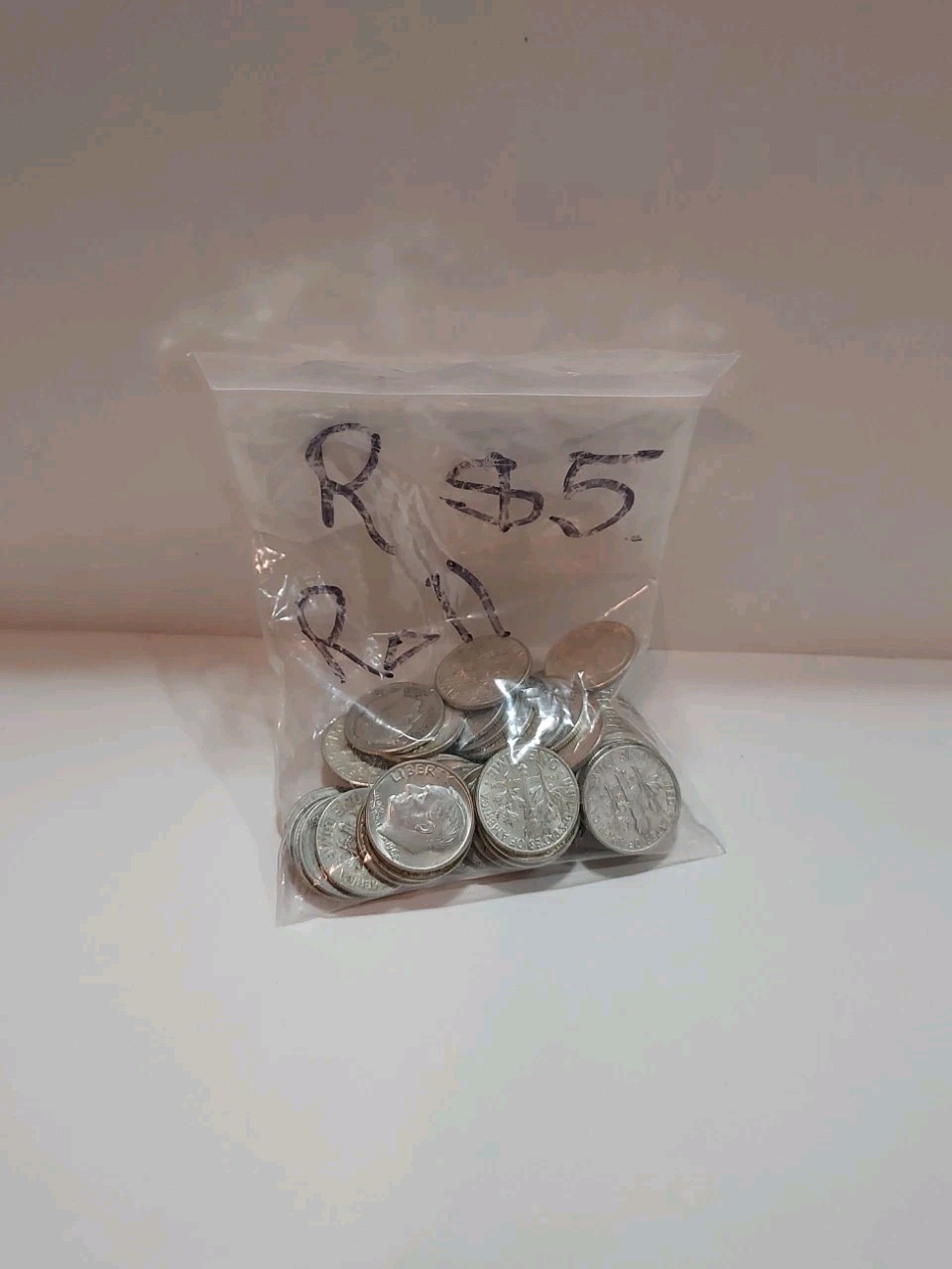 1 Roll Roosevelt Silver Dimes 50 Coins 90% Silver Mixed Dates Circulated