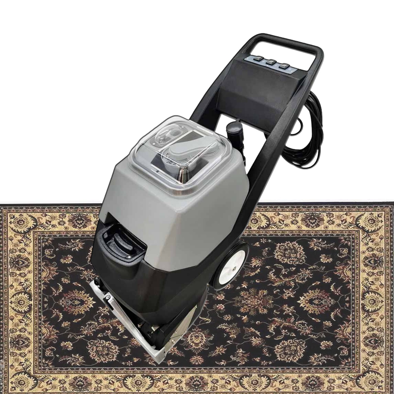 Commercial Hand Pushed Carpet Cleaning Machine Three-in-One 2320W 9 Gallon