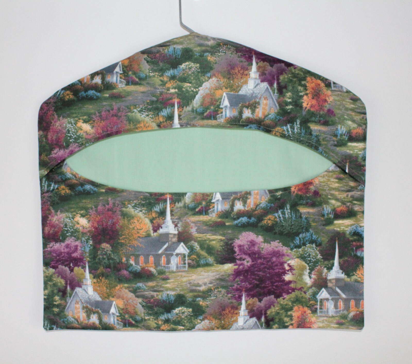 Thomas Kinkade CLOTHES PIN BAG Custom Made Decorative Closet Storage Laundry