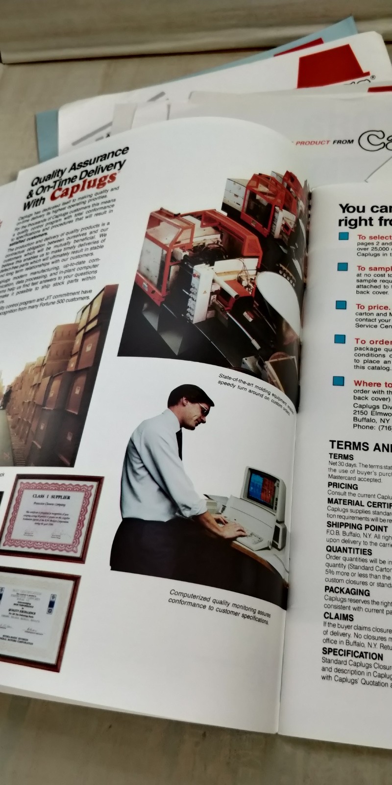 1993 CAPLUGS catalog #593 caps and plugs C7