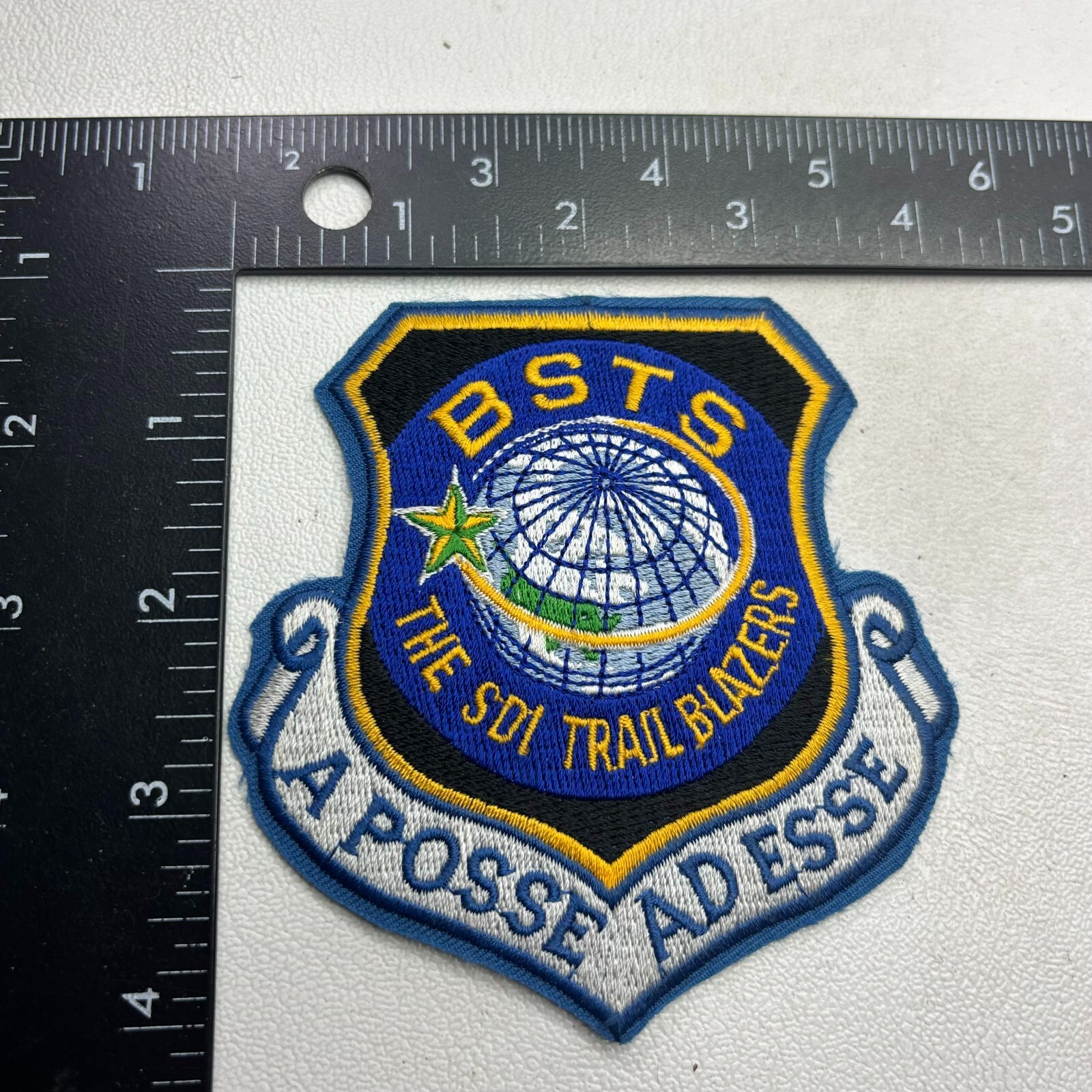 US Air Force BSTS SDI TRAIL BLAZERS A POSSE AD ESSE Patch Military 20K
