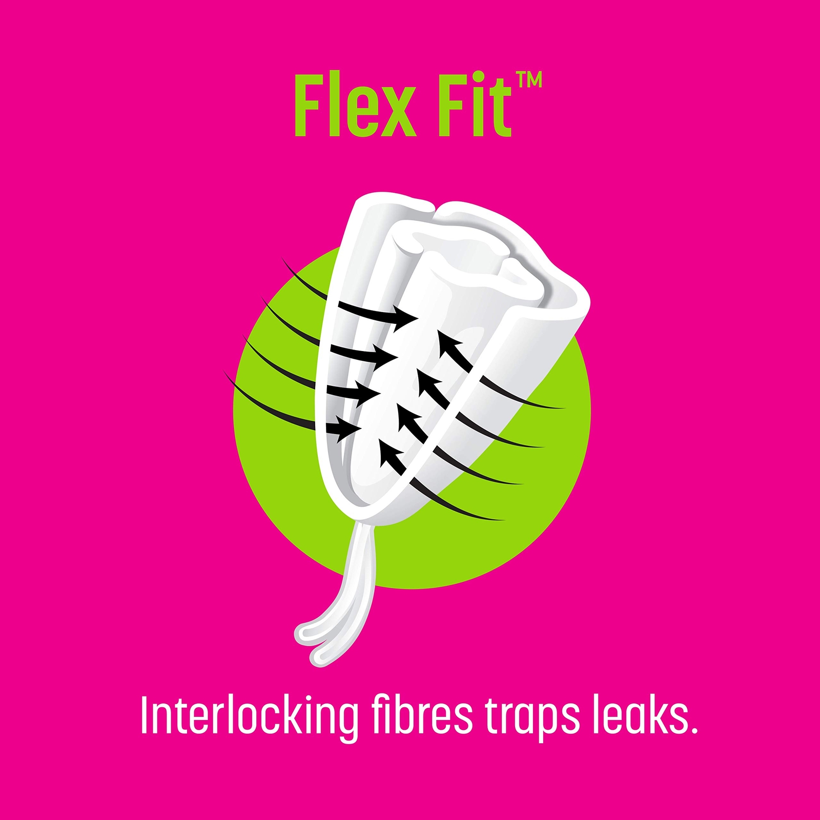 Tampon 36 Count Pack 1 360 Sport Level Protection Flexfit Comfortable Applicator