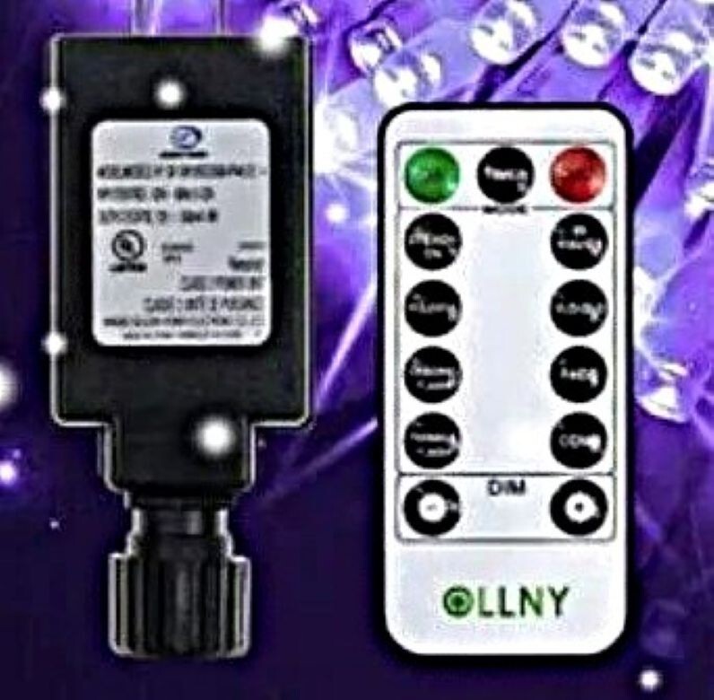 180 LED 60ft String Decorative Lights Low Voltage Remote Control Energy Saving