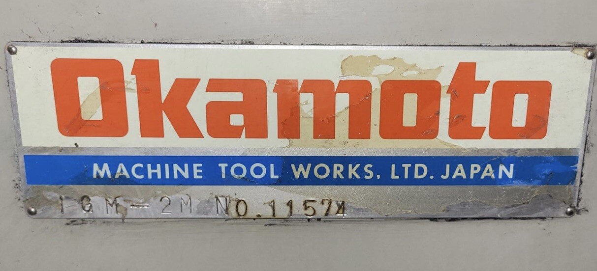 Okamoto Micro Processor Controlled IGM-2M Internal ID Grinding Machine