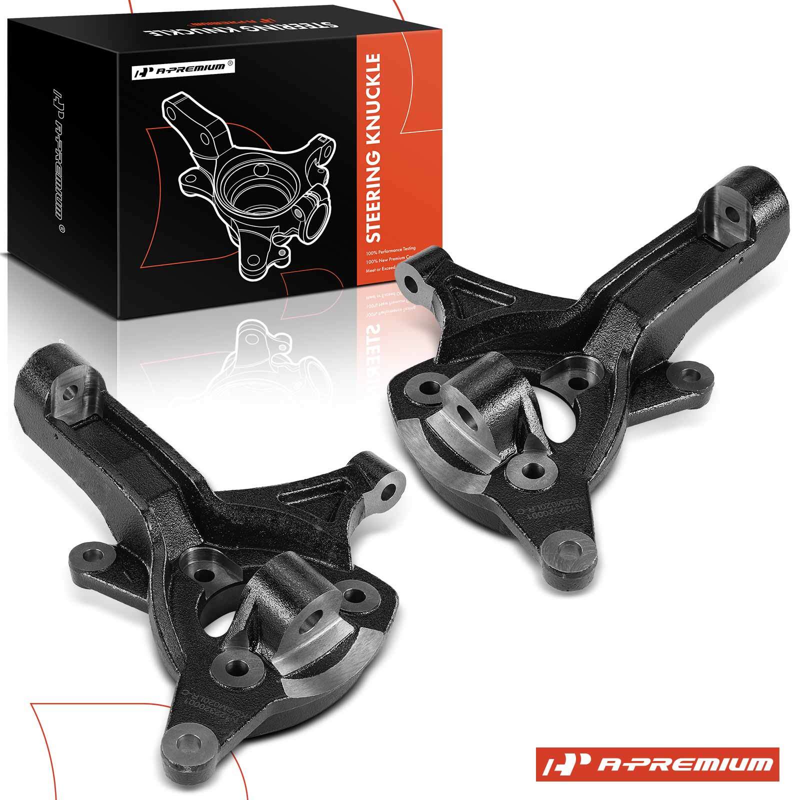 2x Front Left & Right 5" Lift Spindles for Chevrolet Silverado 1500 2016-2018
