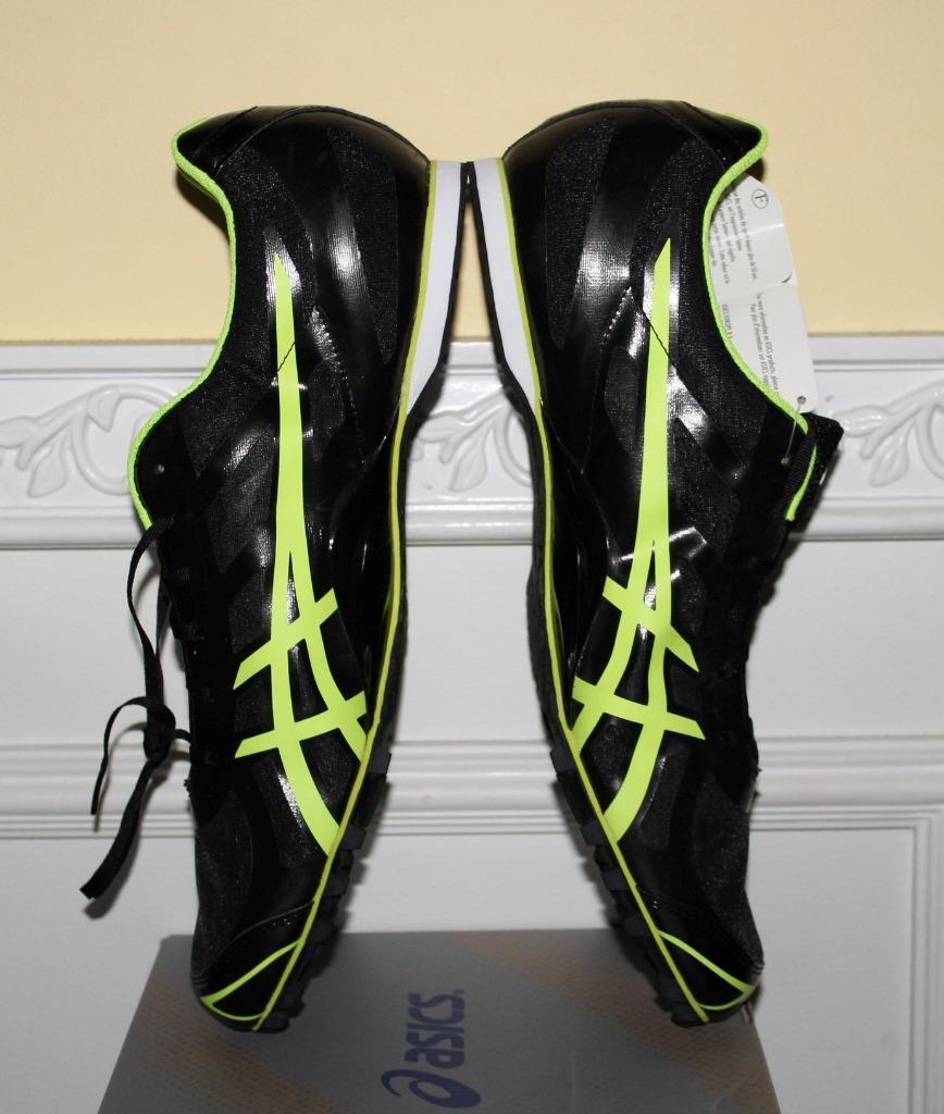 NEW BOX Asics Mens Hyper MD 5 Black & Yellow Track Field Spikes Shoes Sneaker 7