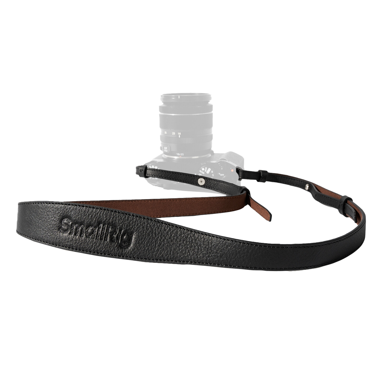 SmallRig Universal Leather Camera Neck Shoulder Strap for DSLR Max Load 10kg