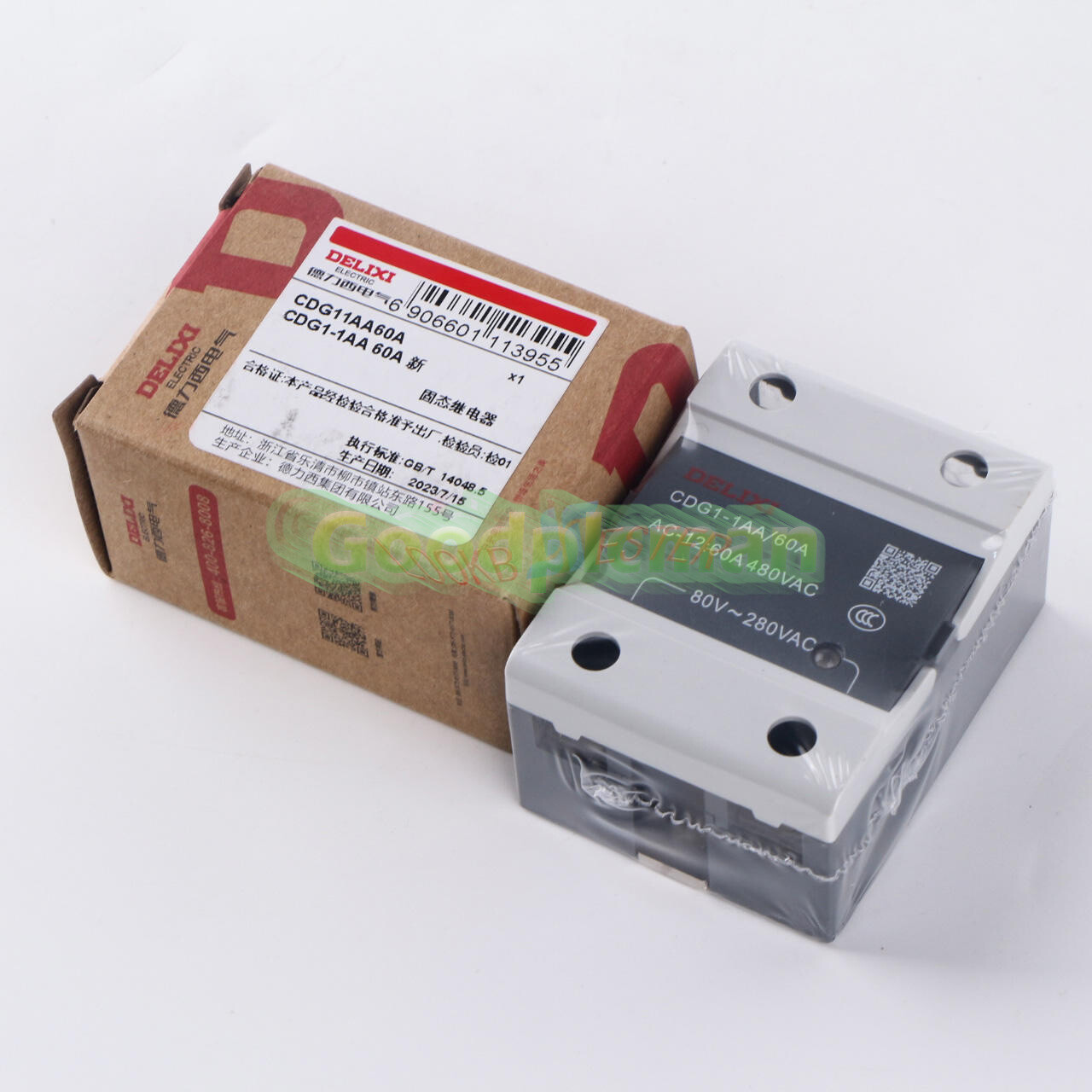 Delixi CDG1-1AA CDG11AA/60A Series Solid State Relay CDG1-1AA 60A New 1Pcs/