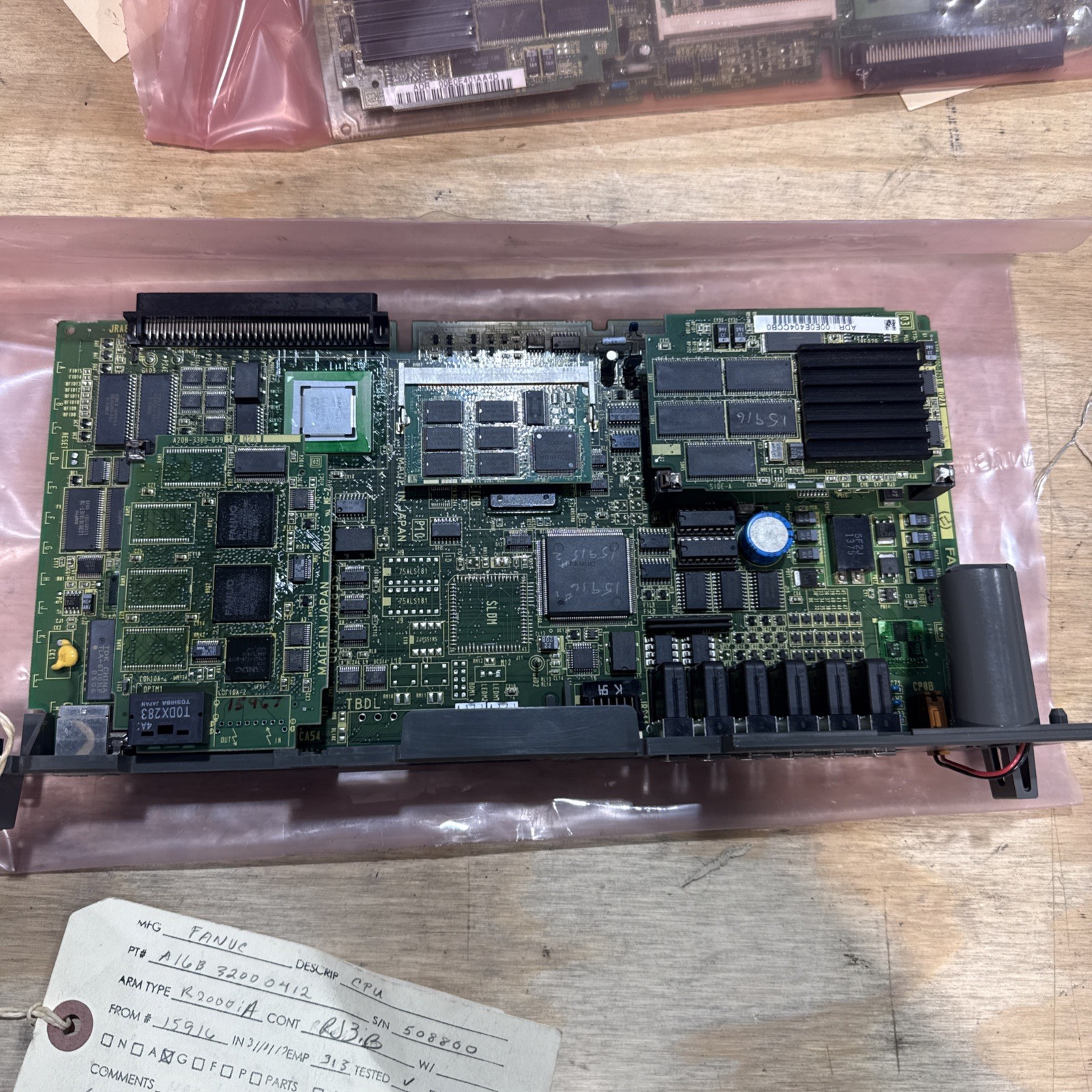 Fanuc A16B-3200-0412 Main CPU Module Used Good Tested