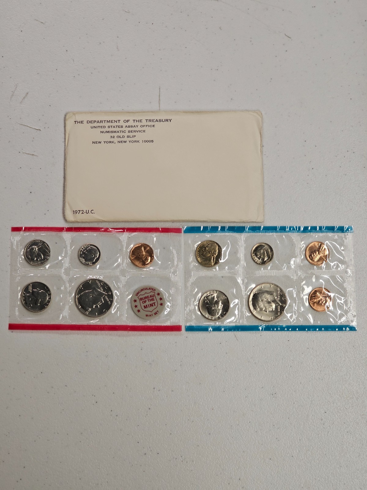 1972 Uncirculated Coin Set U.S Mint Original Government Packaging OGP