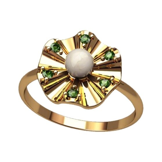 2 pcs Ladies' ring Wax patterns for lost wax casting jewelry/injection wax_20791