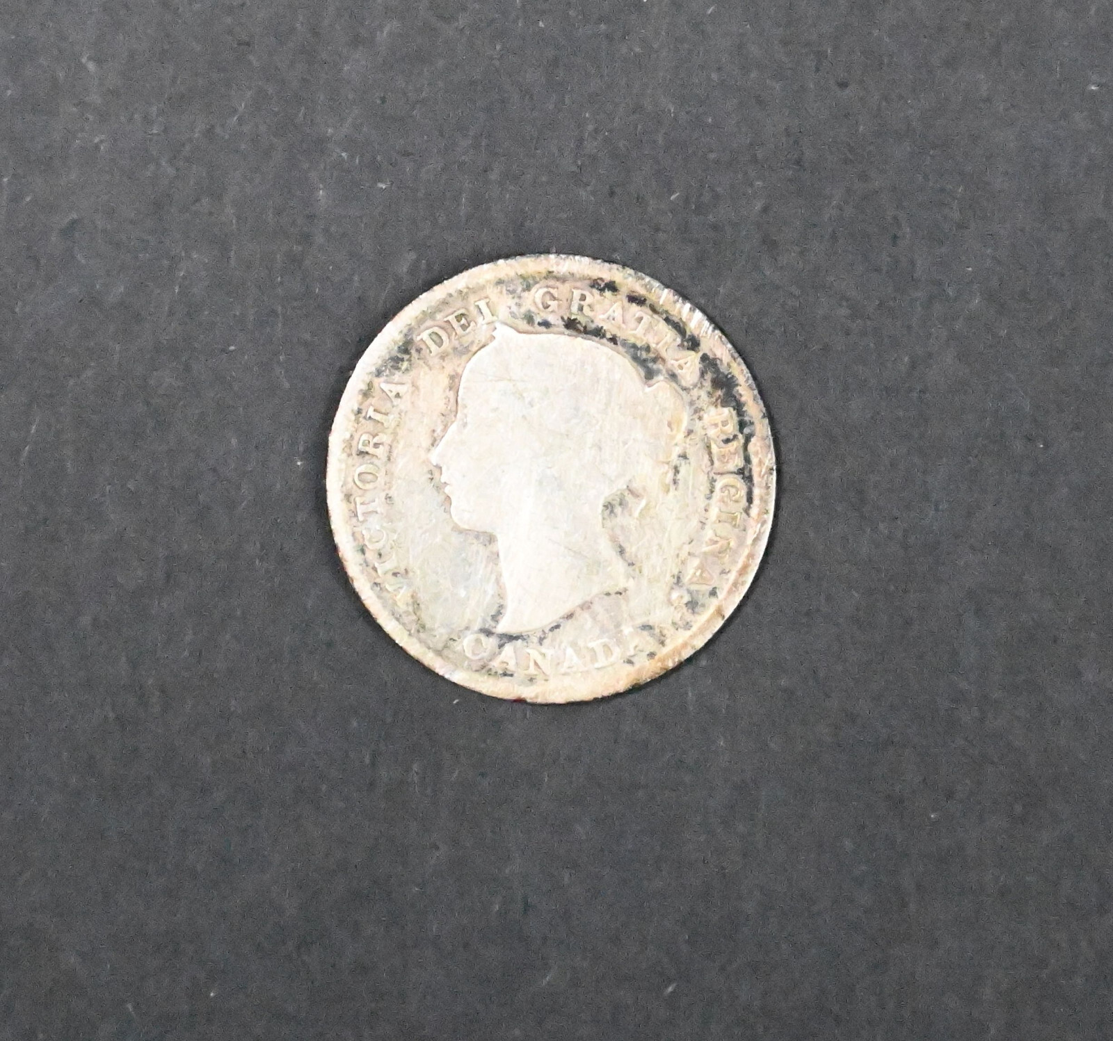 Canada 1893 Silver 5c Five Cents Circulated Coin