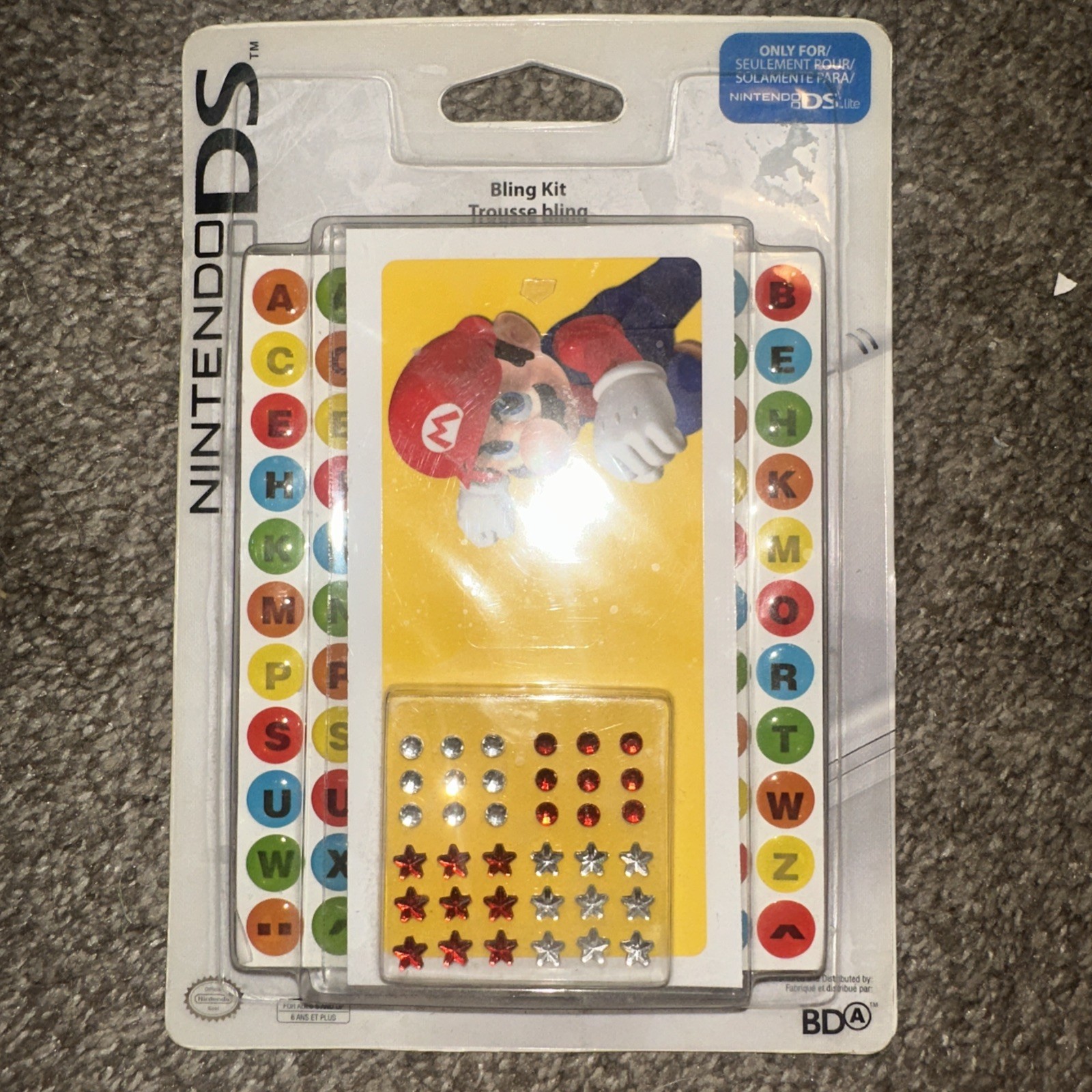 Nintendo DS Mario Bling Kit Accessories Kit 2008 NEW