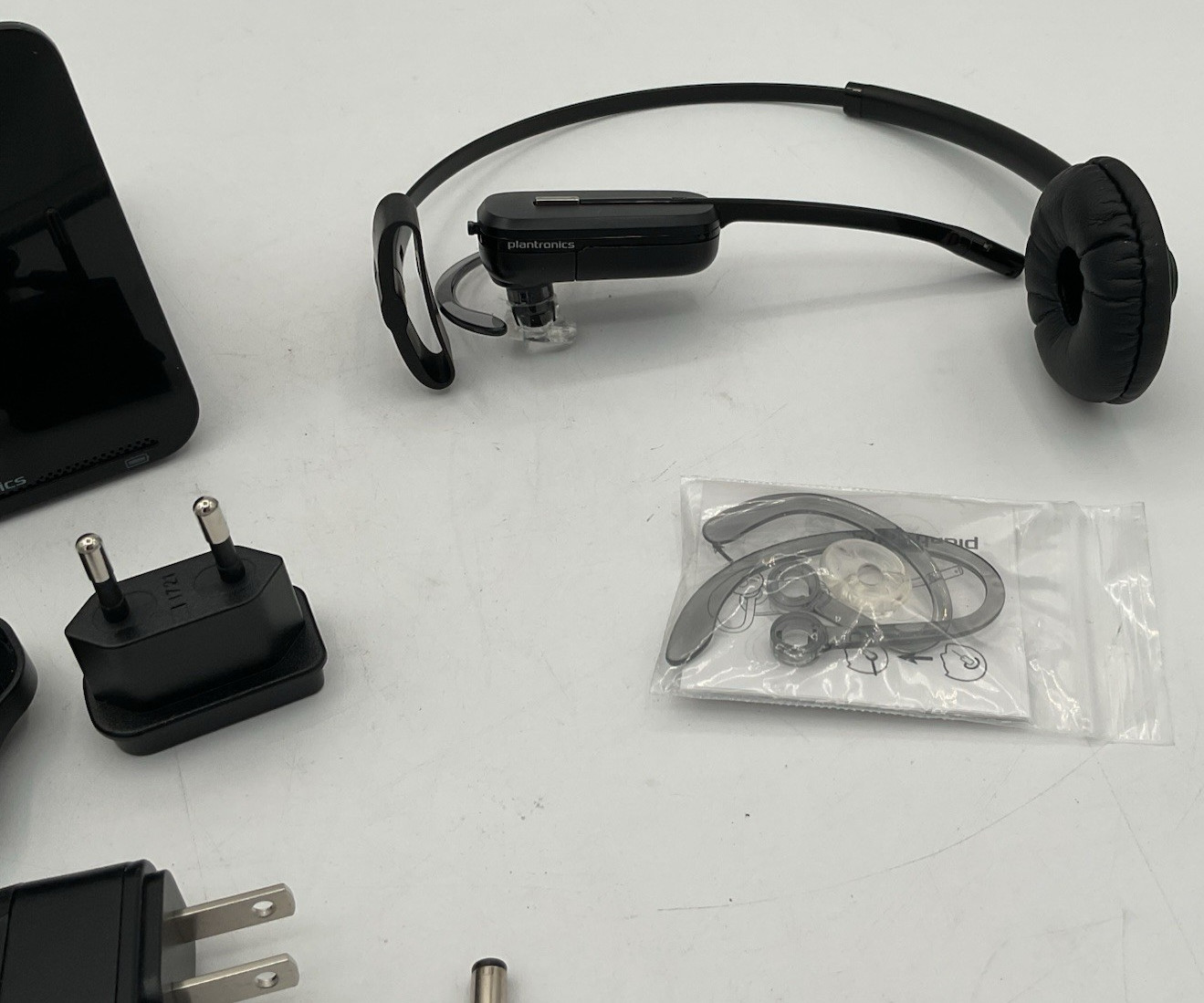 Plantronics C054A Wireless Headset System DECT COMPLETE CLEAN Fast Free Shipping