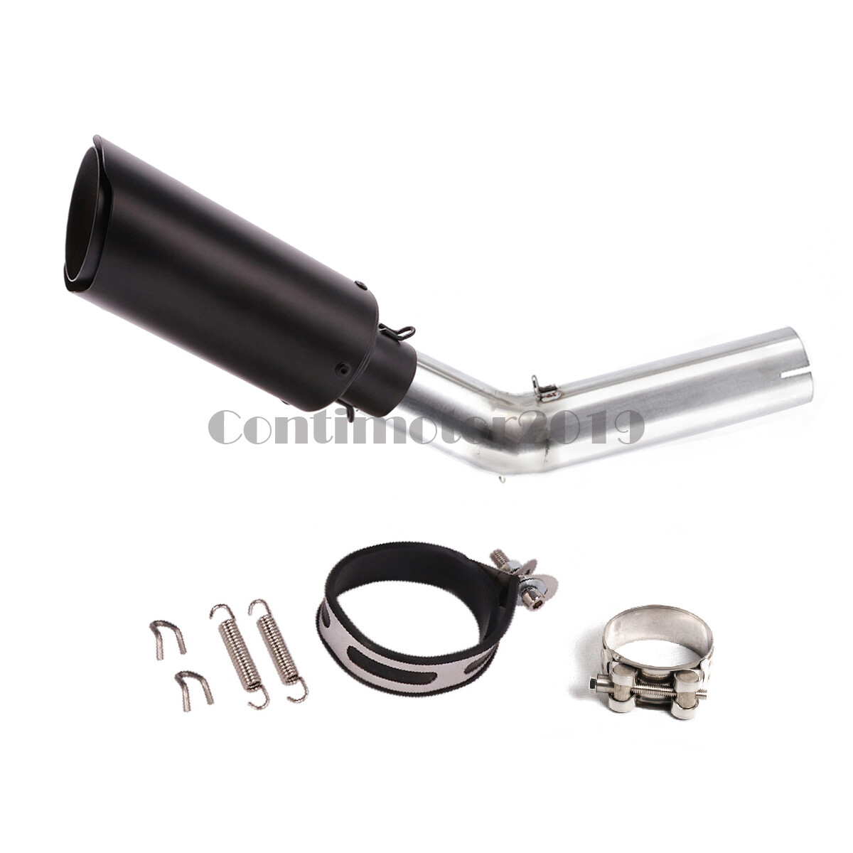 Exhaust Link Pipe Muffler For Suzuki GSXR 600 GSXR750 2006 2007 250mm Black