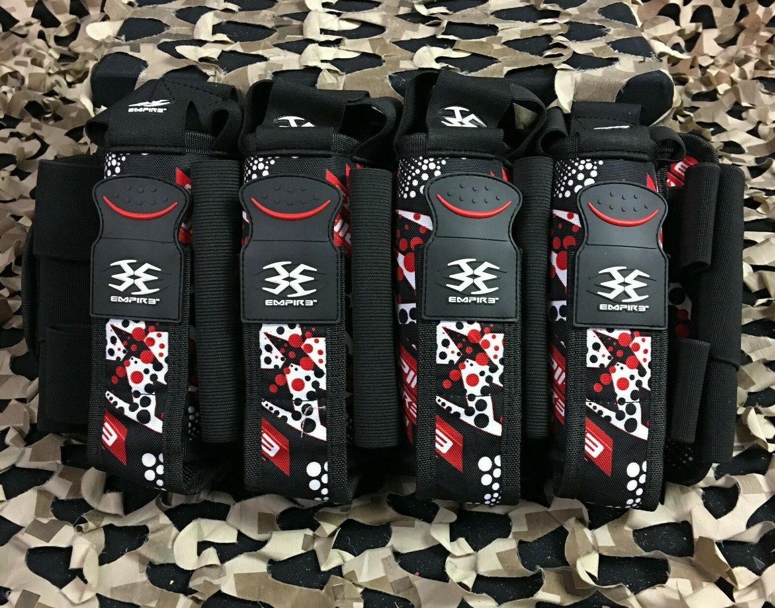 NEW Empire Contact TT Paintball Harness - 4+7 - Chimera Red