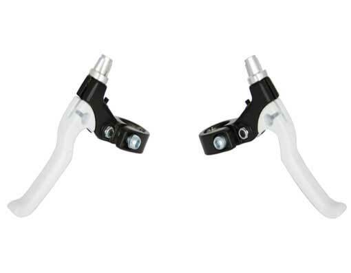 bike 408 Alloy Brake Lever Set Black/White. for bicycle brake, bike brake