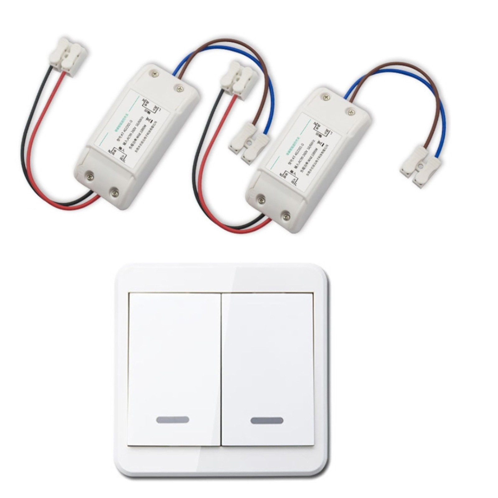 433MHz White Wireless Remote Control Light Switch Controller Accessories