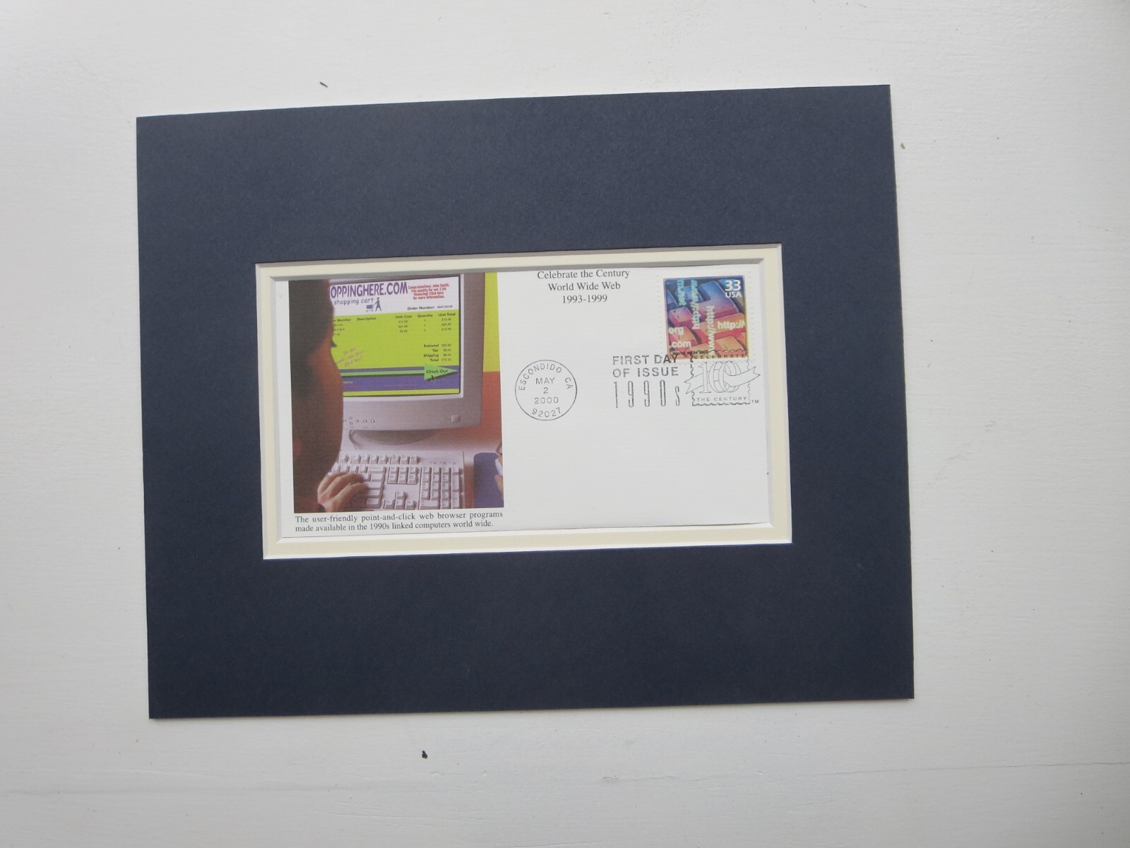 The Introduction of the Internet and the First Day Cover of its own stamp