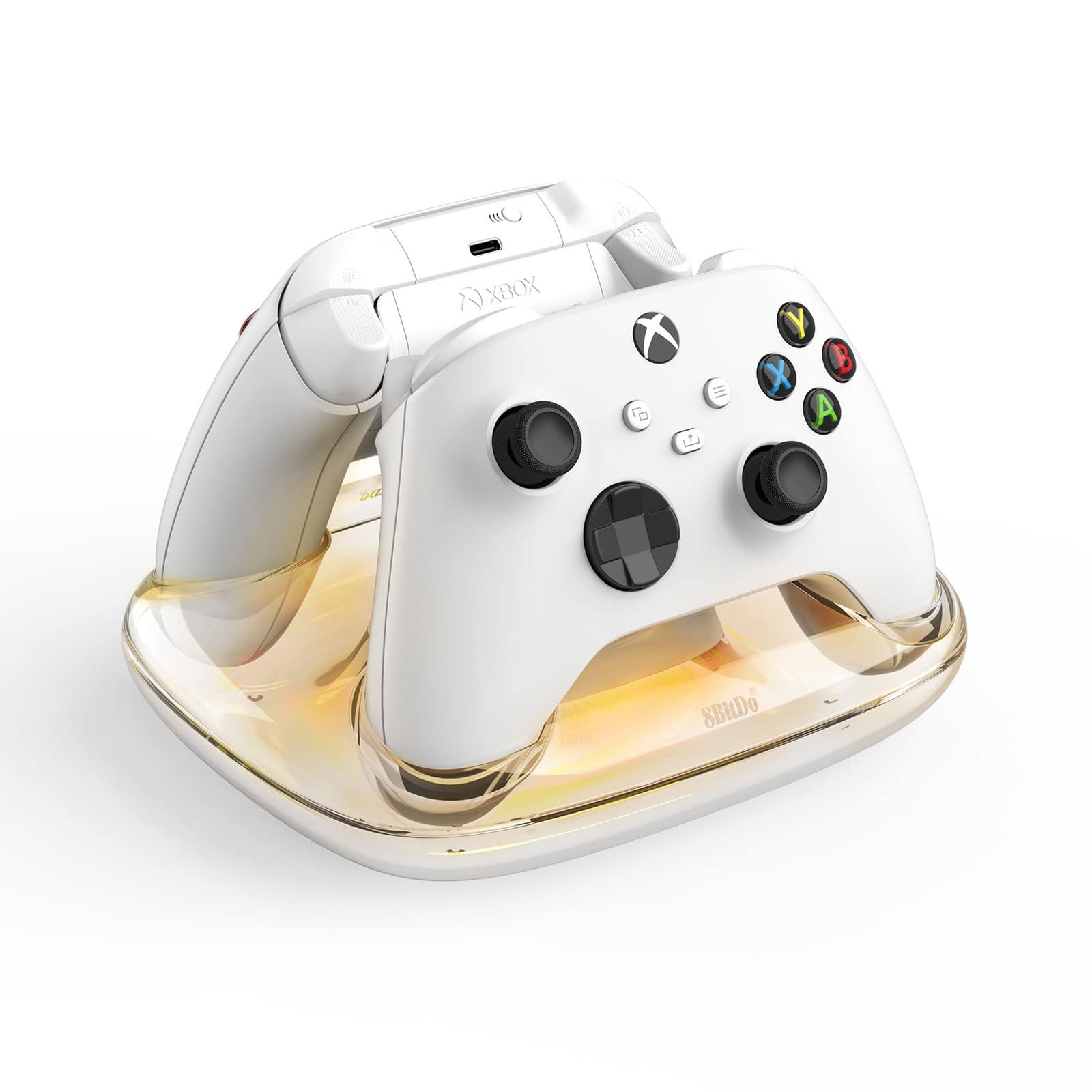 8Bitdo Dual Charging Dock for Xbox Wireless Controllers, White