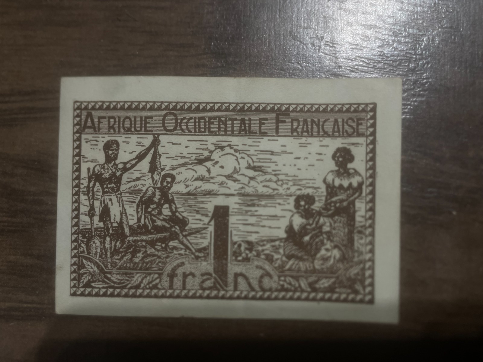 French West Africa - p34 - 1 Franc - 1944 - XF