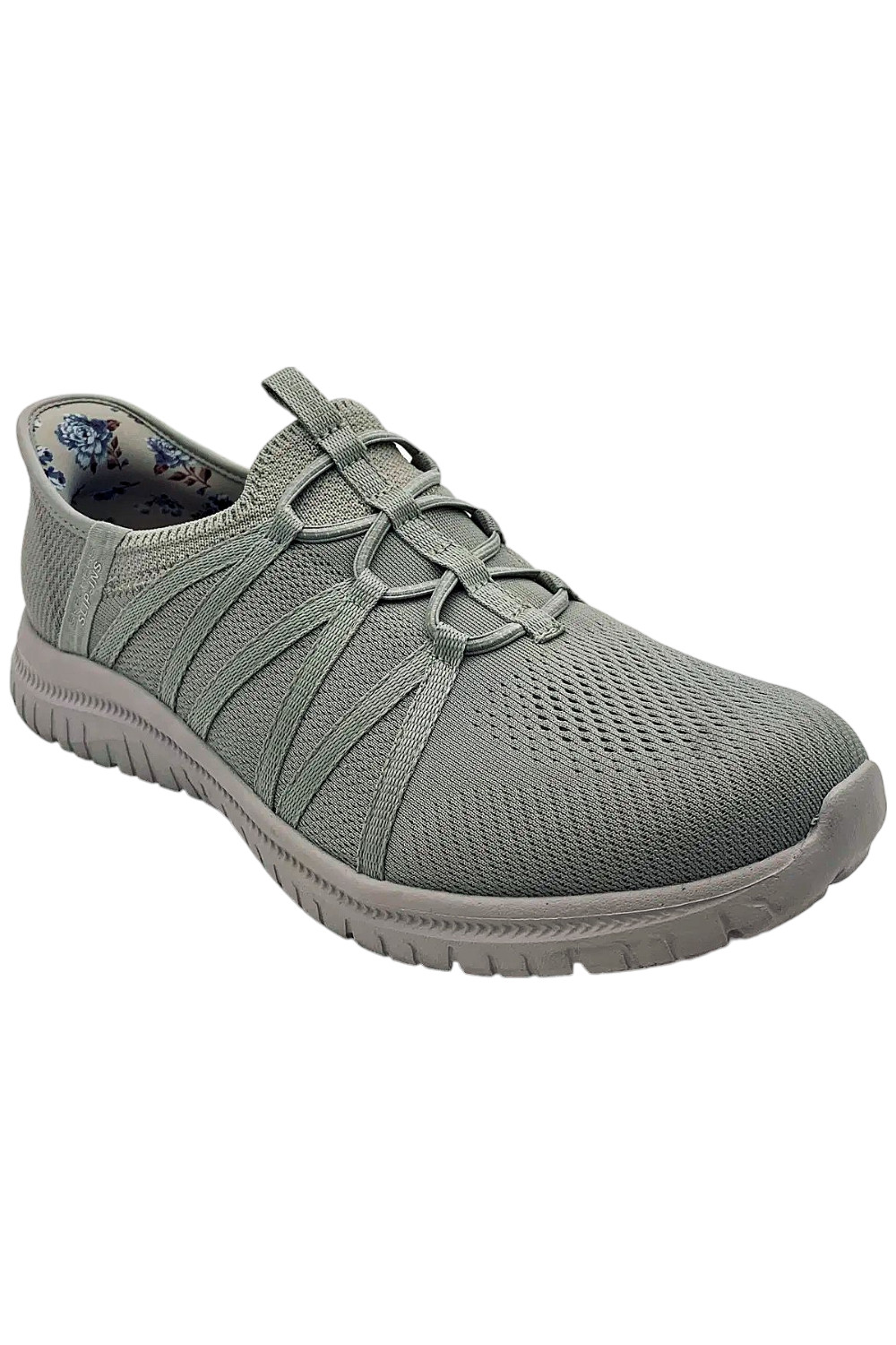 Skechers Women's Slip-ins Virtue Mesh Sneakers Coral Bliss Gray