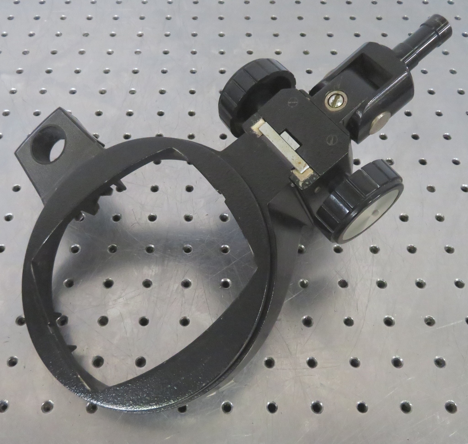 C190683 Rotating E-Arm Microscope Holder for B&L StereoZoom w/ Illuminator Mount