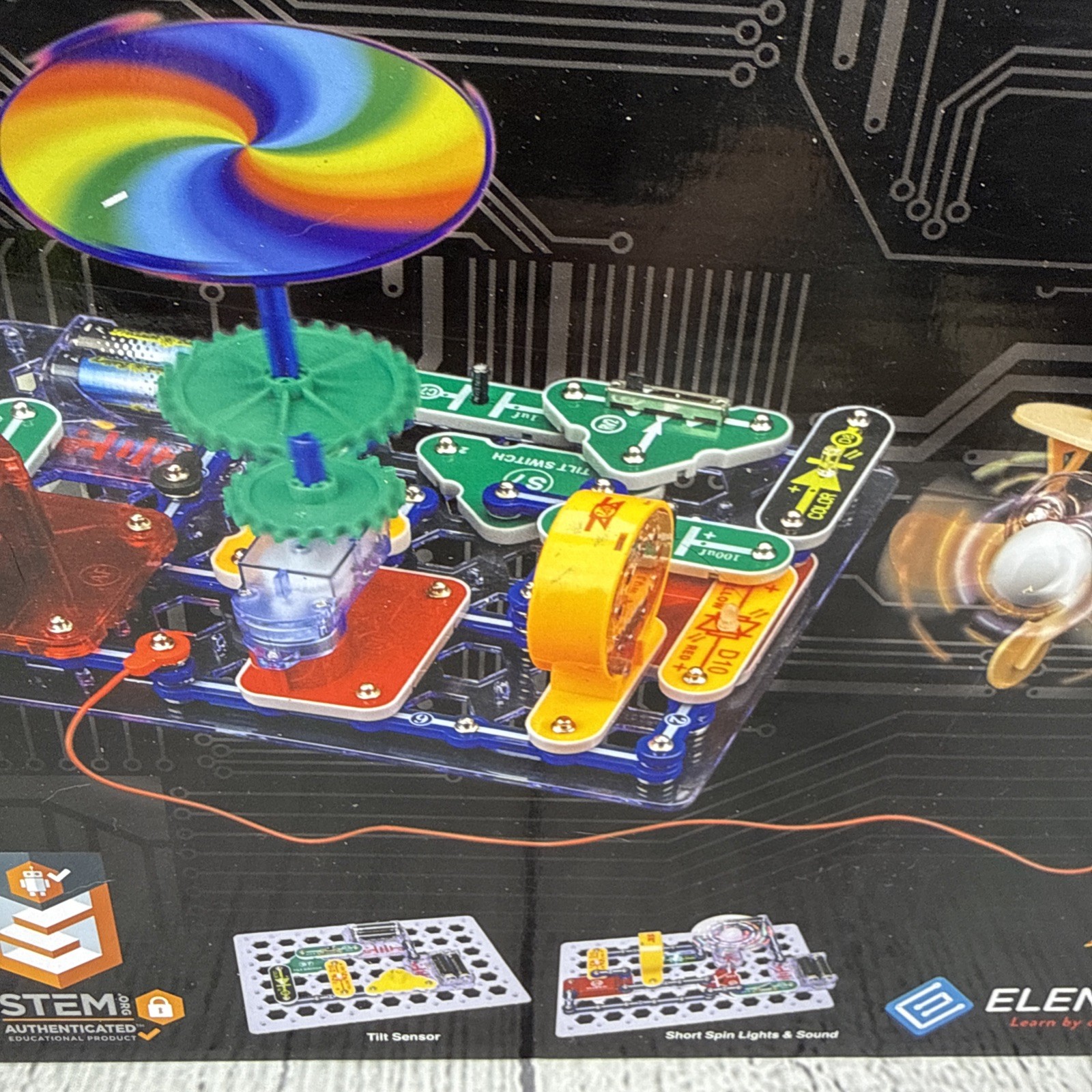 NIB Snap Circuits Large Multi Color Science Kit 165 Projects STEM Learning Fun