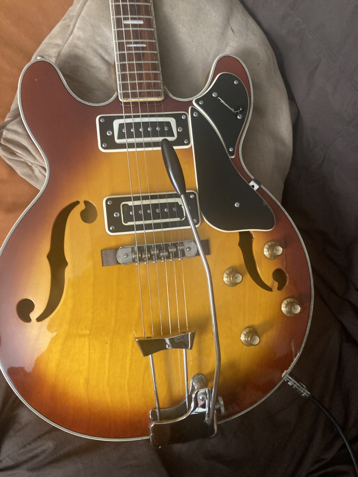Vintage Univox Hollowbody Guitar