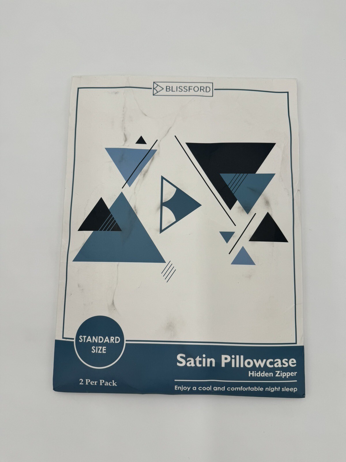 Satin Pillowcase Luxury 2 Pack Pink Standard Size Cool Comfortable Blissford