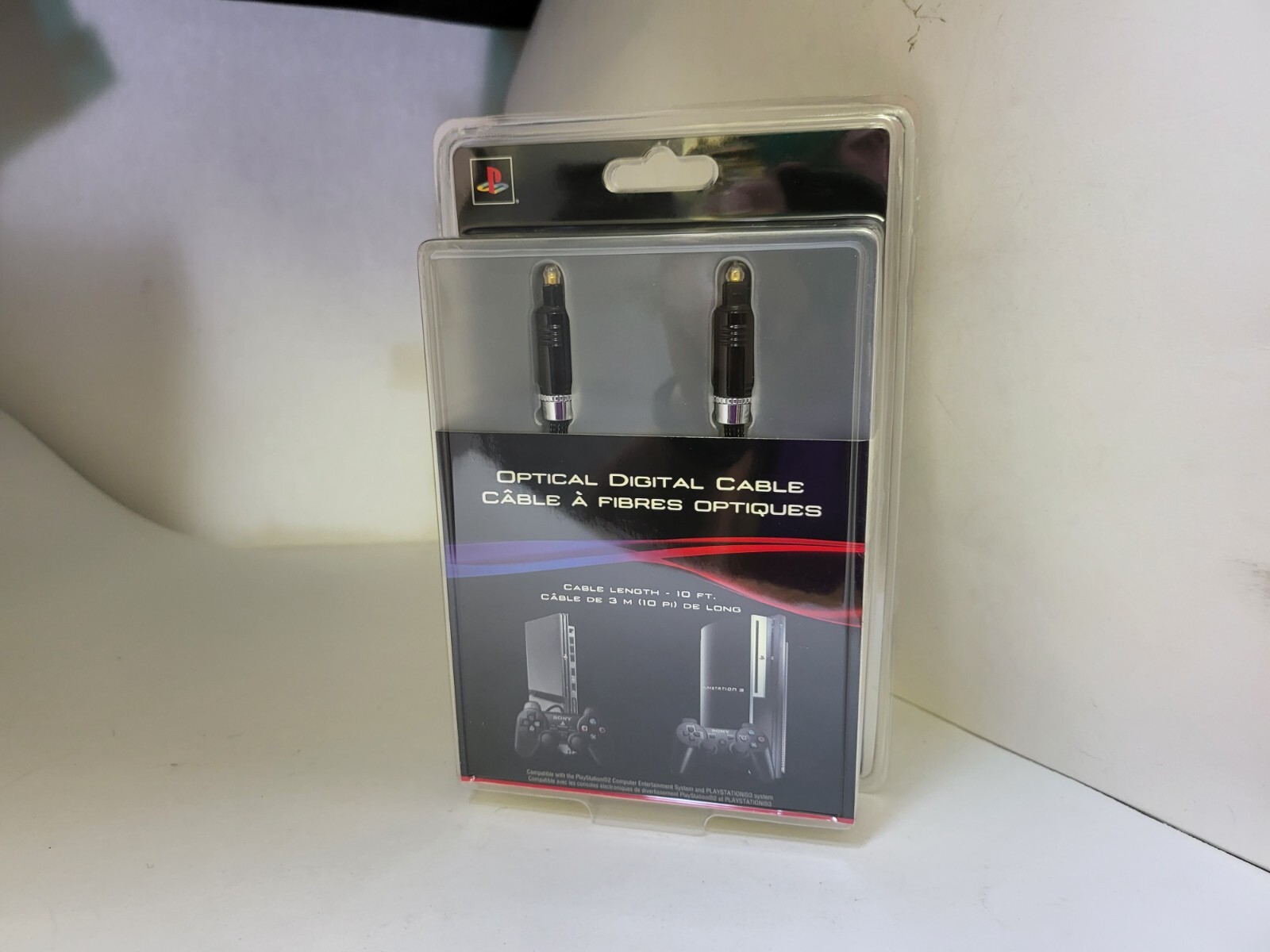 6 LOT NEW Official Sony PlayStation Digital Optical Cable 10FT PS2 PS3 PS4 40C