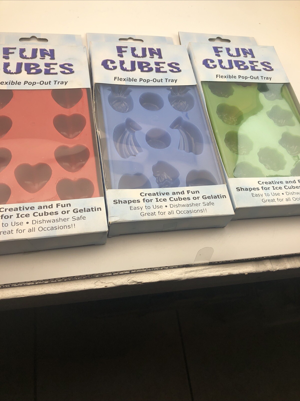 Ice Trays fun cubes 3 trays