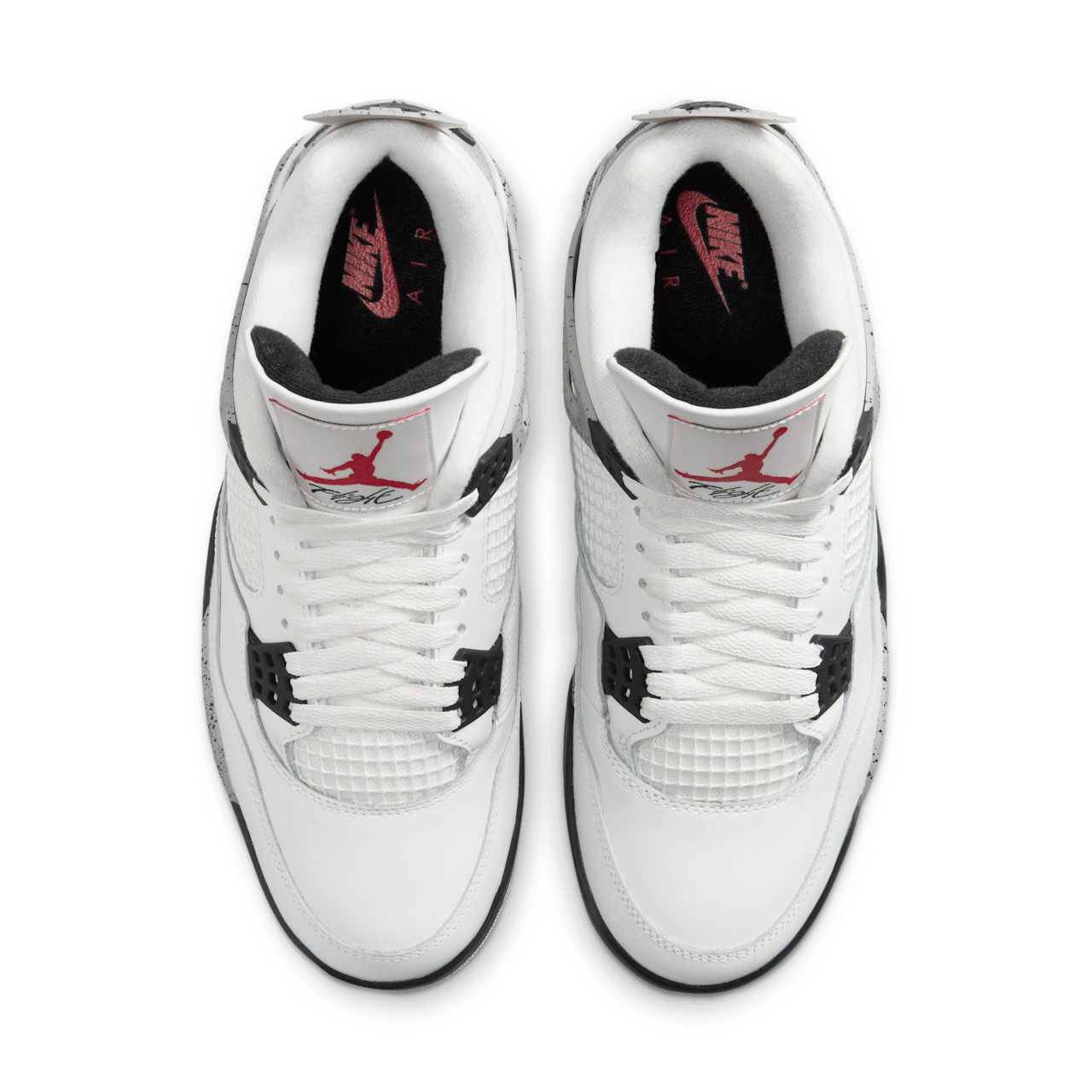 Nike Air Jordan 4 Retro Shoes "White Cement" Fire Red FV5029-100 Men's & GS NEW