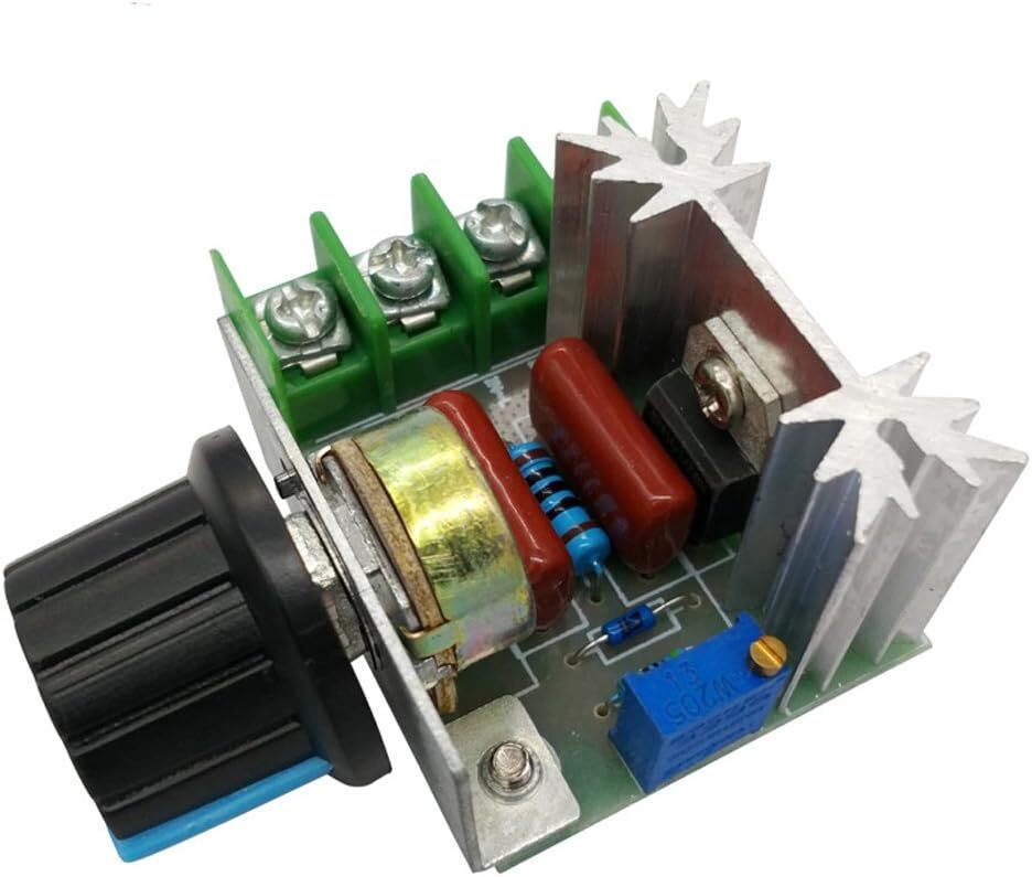 2000W PWM Motor Speed Control Module Dimmer Speed Regulator 50-220V Adjustable