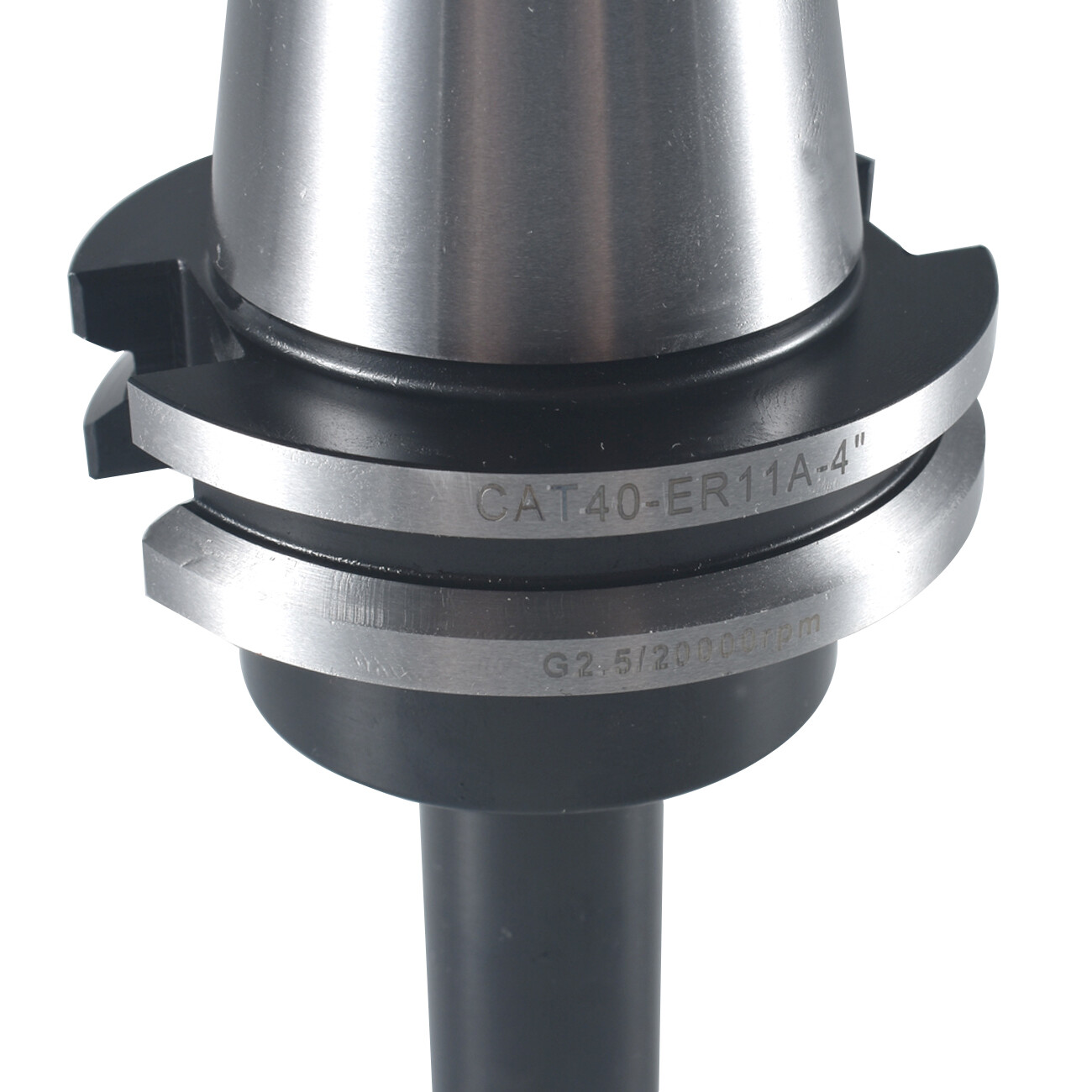 4Pcs CAT 40 ER11 4" Collet Chuck Tool Holder Balanced G2.5 20000RPM CAT40