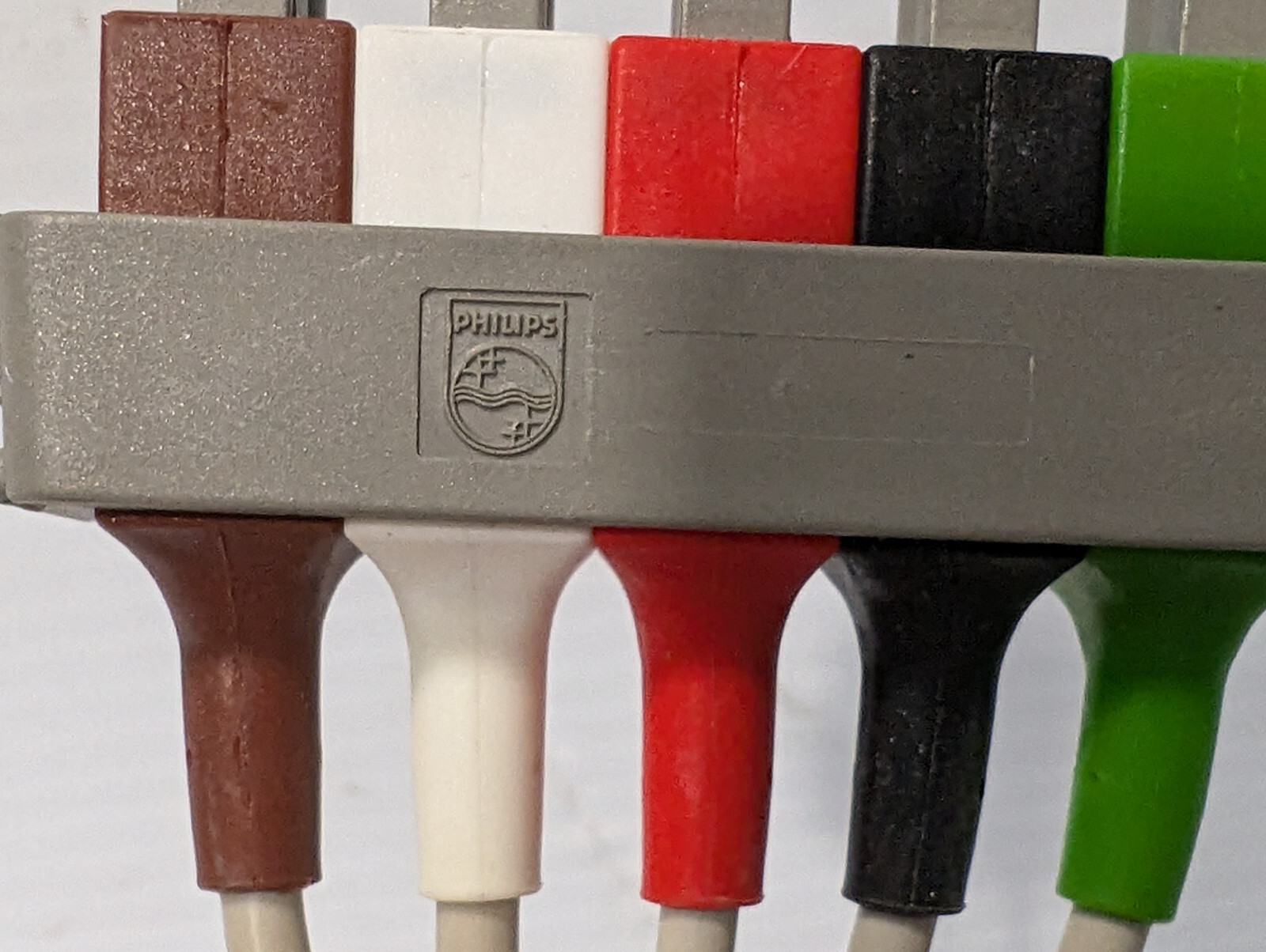 Philips 5 leads ECG leadwire color clip snap