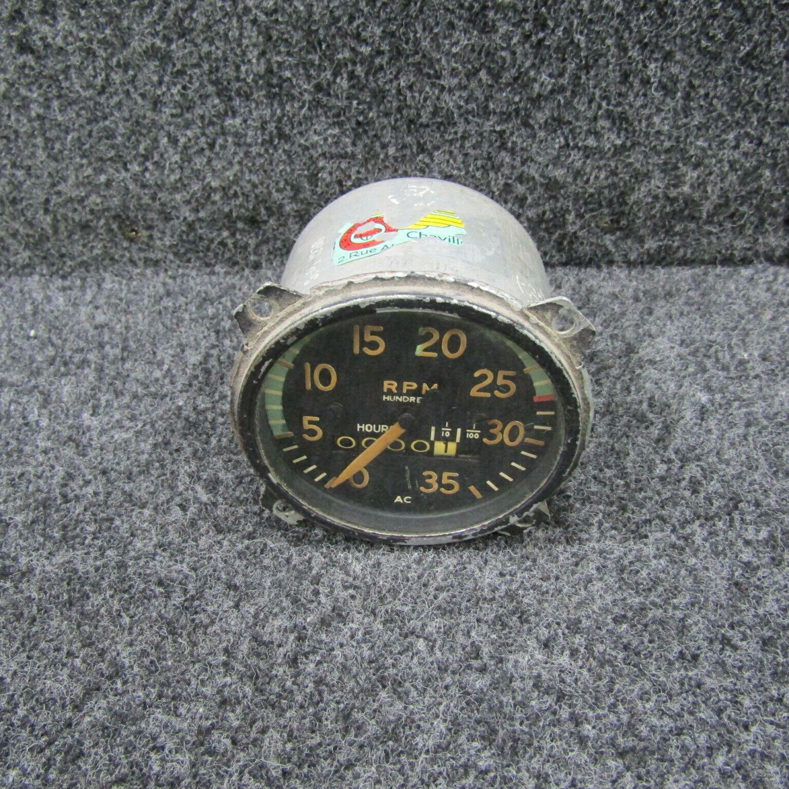 AC Mechanical Recording Tachometer Indicator