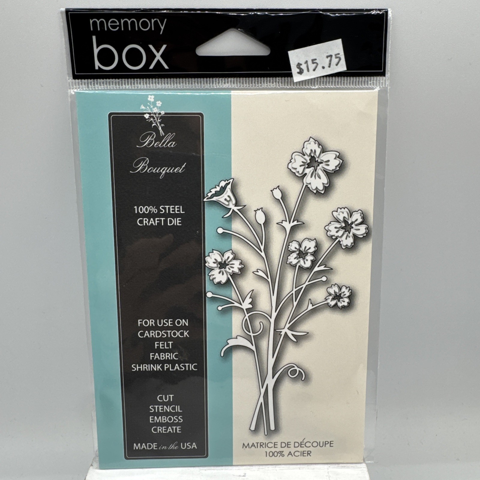 Memory Box Bella Bouquet Craft Die 98472 Floral Stem Bunch New USA