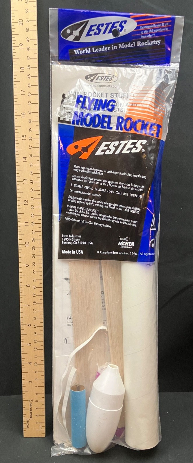 Fantastic Estes Menace Flying Model Rocket Kit #1364 -Sealed