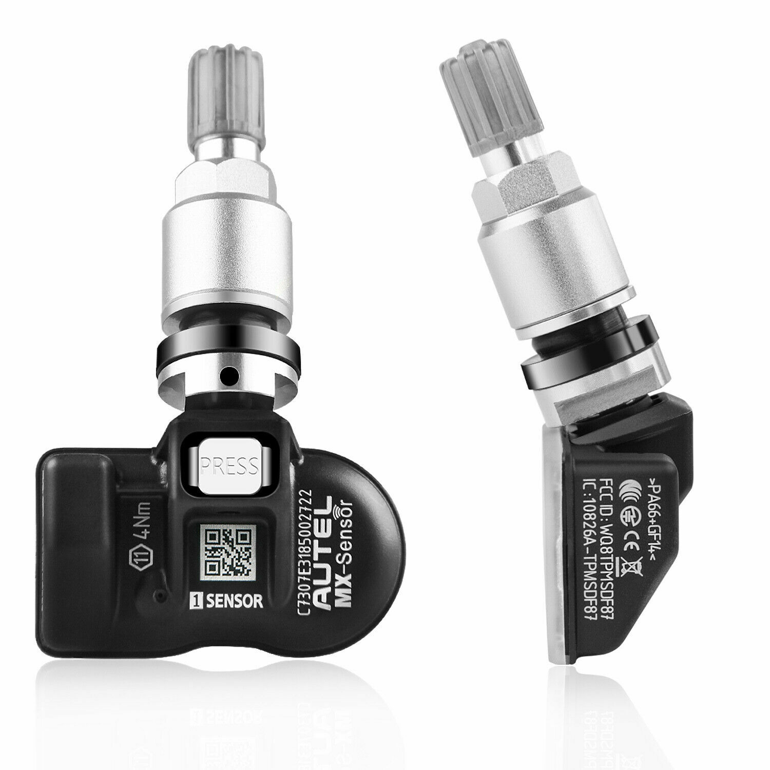 4PCS Autel TPMS MX-Sensor 315MHz & 433MHz Programmable Tire Pressure Universal