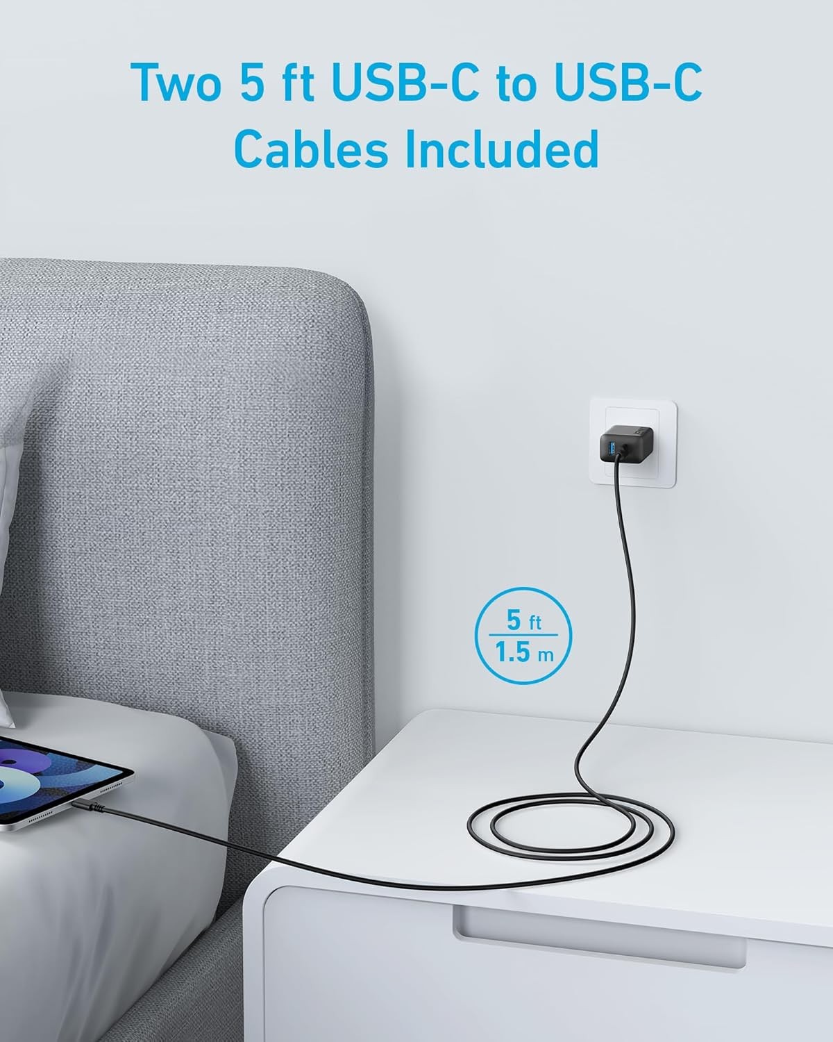 Anker iPhone 17/16 Charger, 2-Pack 20W Fast USB C Charger Block|Refurb