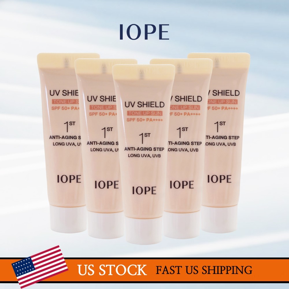 IOPE UV Shield Essential Tone Up Sun SPF50+ 10ml x 5pcs Premium K-Beauty