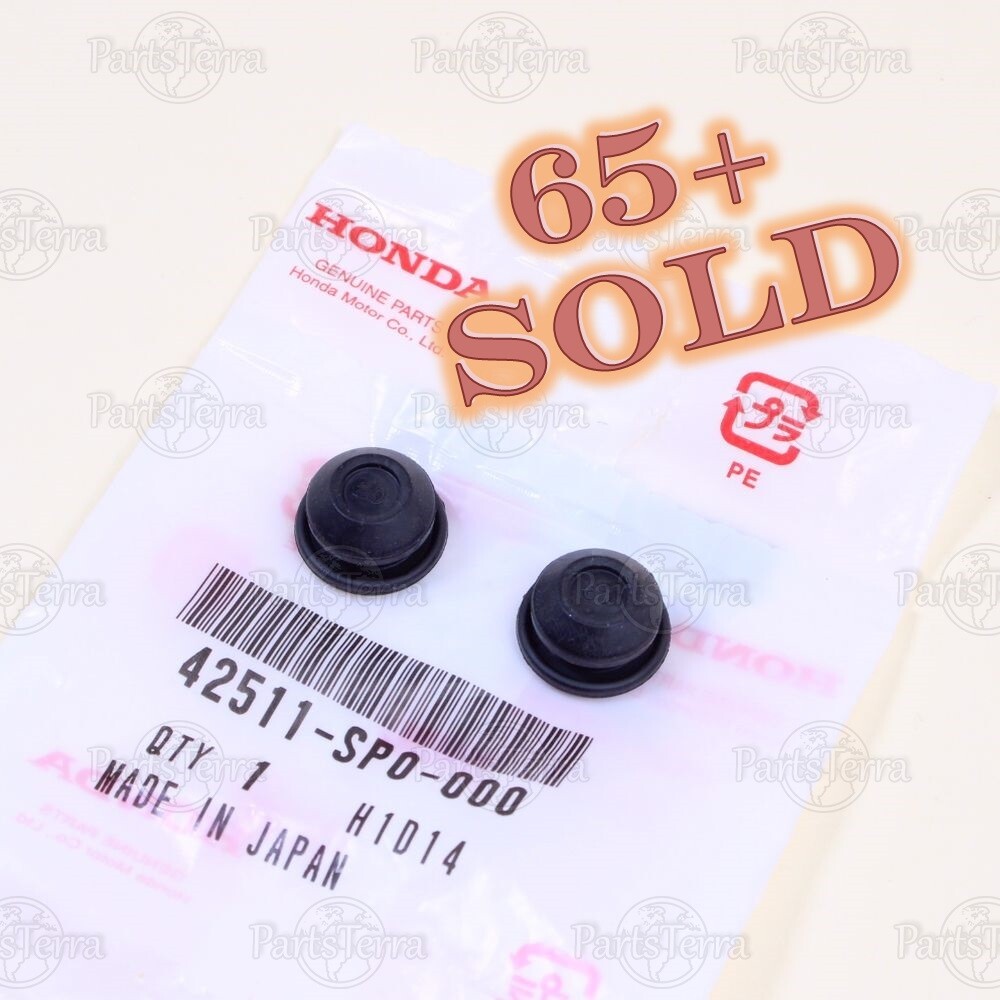 OEM Genuine Honda Acura Rear Rotor Maintenance Hole Rubber Caps 42511-SP0-000 x2