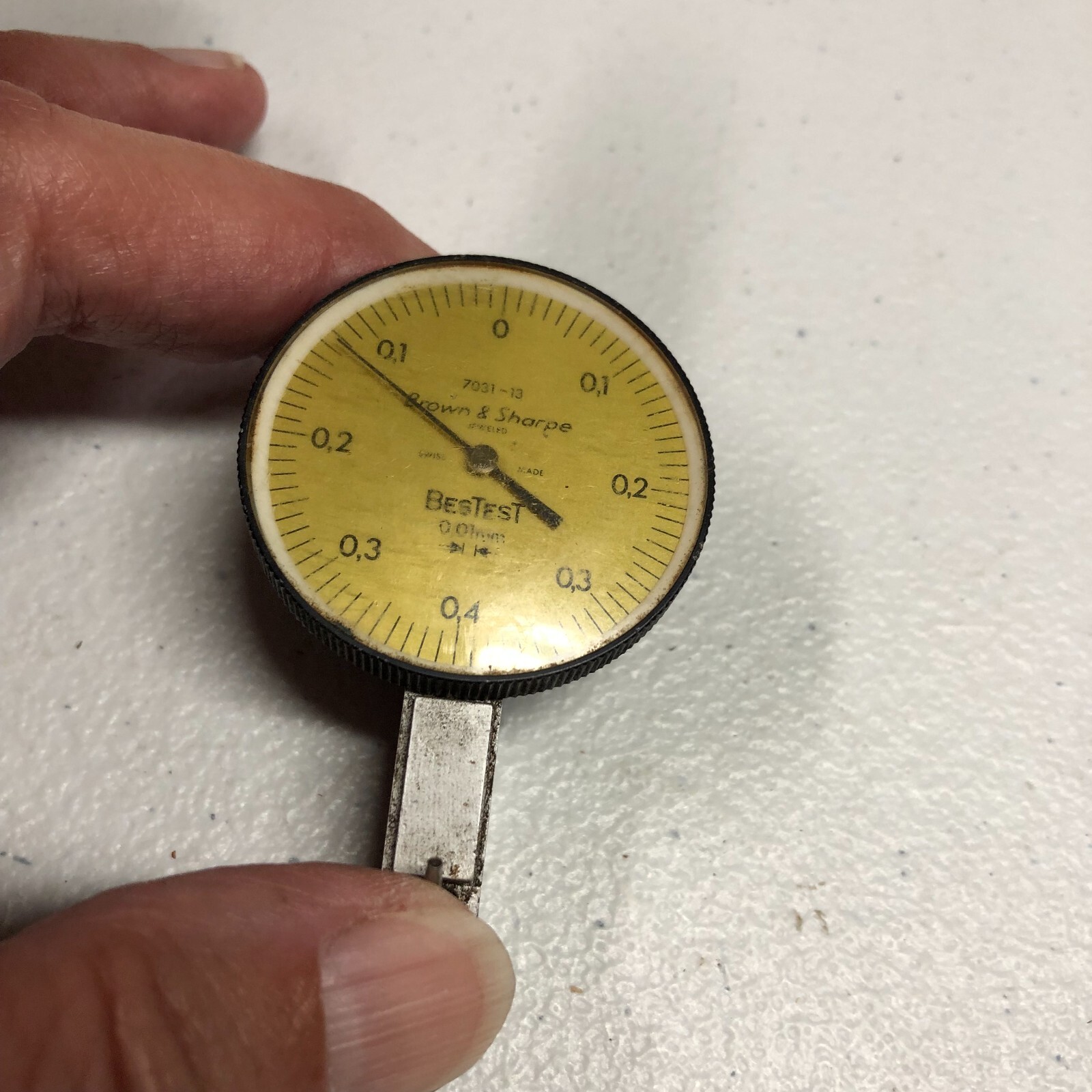 Brown & Sharpe Bestest .01MM Test Indicator 7031-13