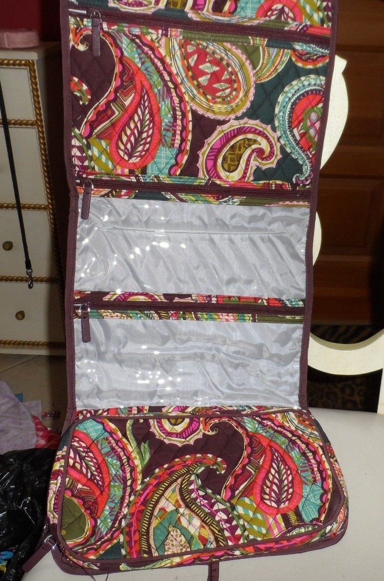 Vera Bradley hanging organizer in Heirloom Paisley Pattern