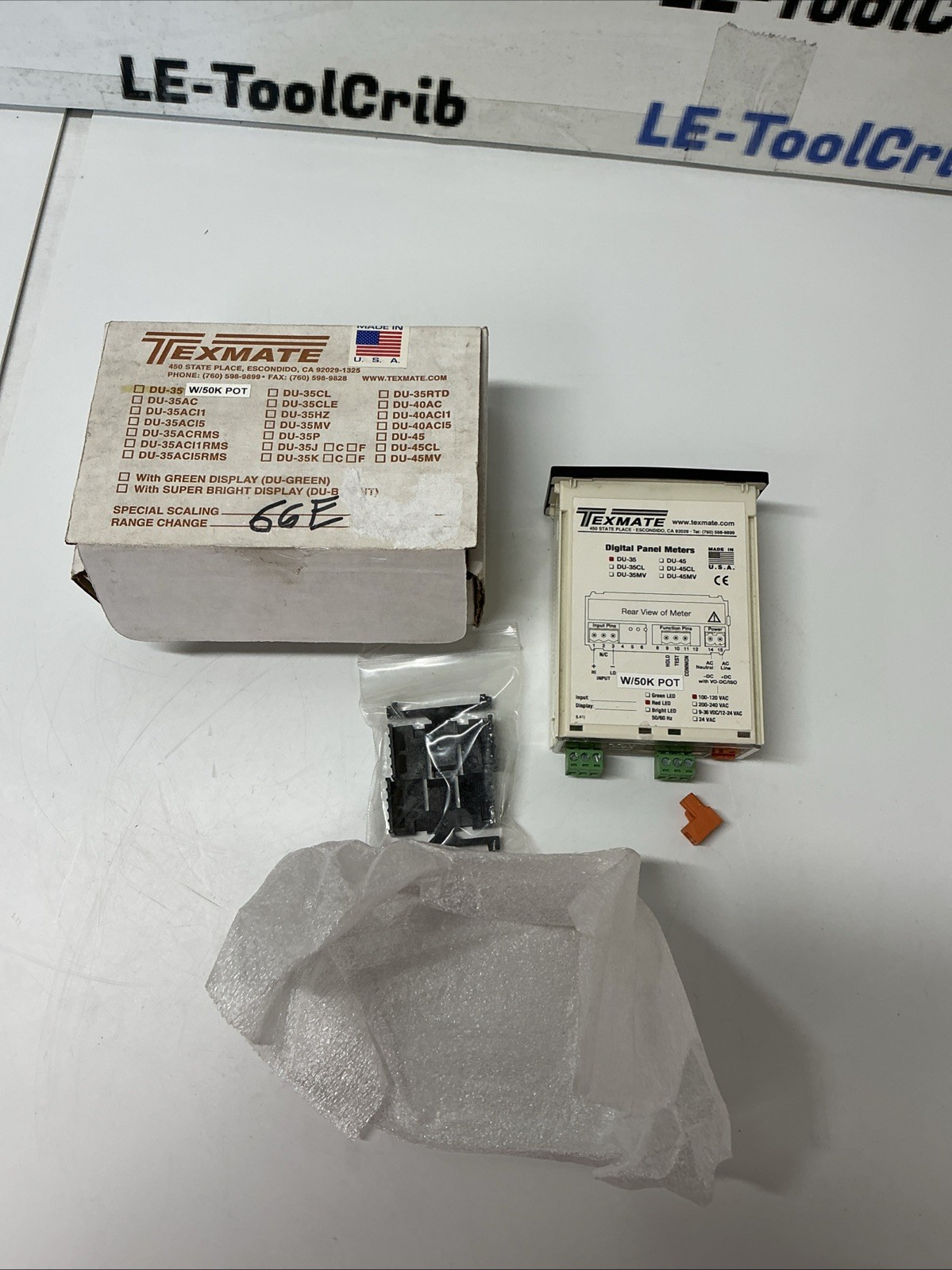 Texmate DU-35 Digital Panel Meter. AC-013